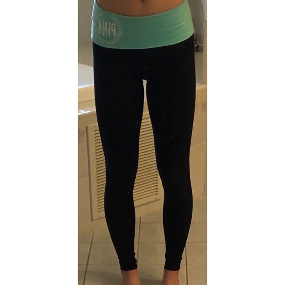 Pink foldover leggings Clearance